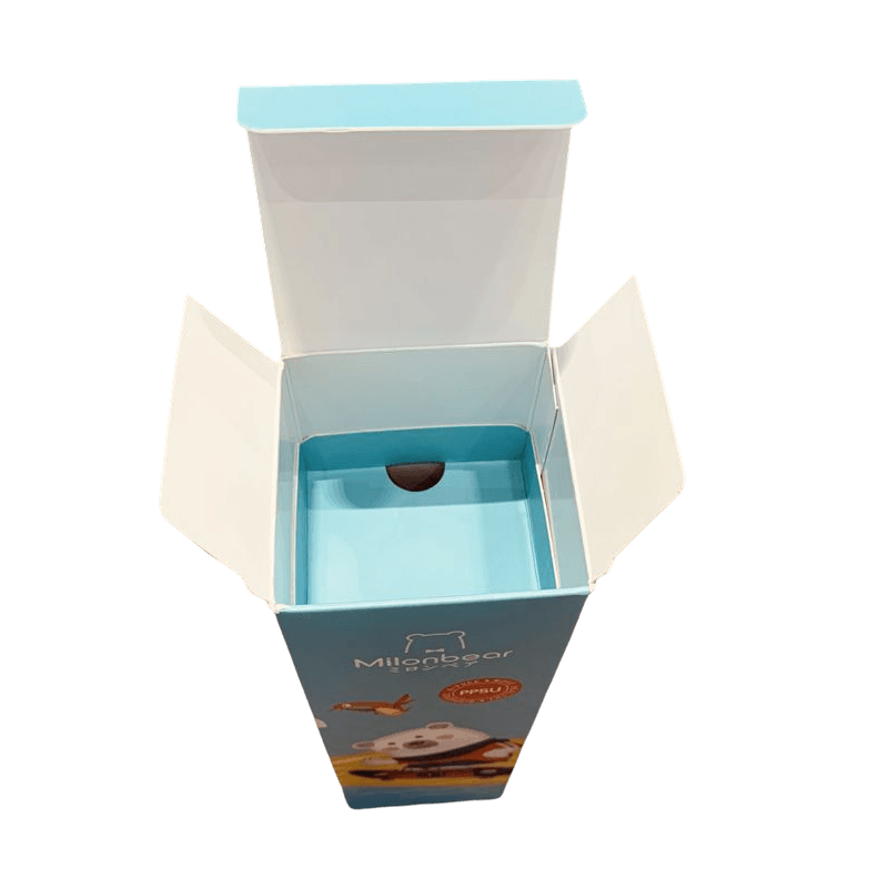 Op maat ontworpen etherische oliefles Papier Cosmetische verpakking Glazen beker Papieren dozen