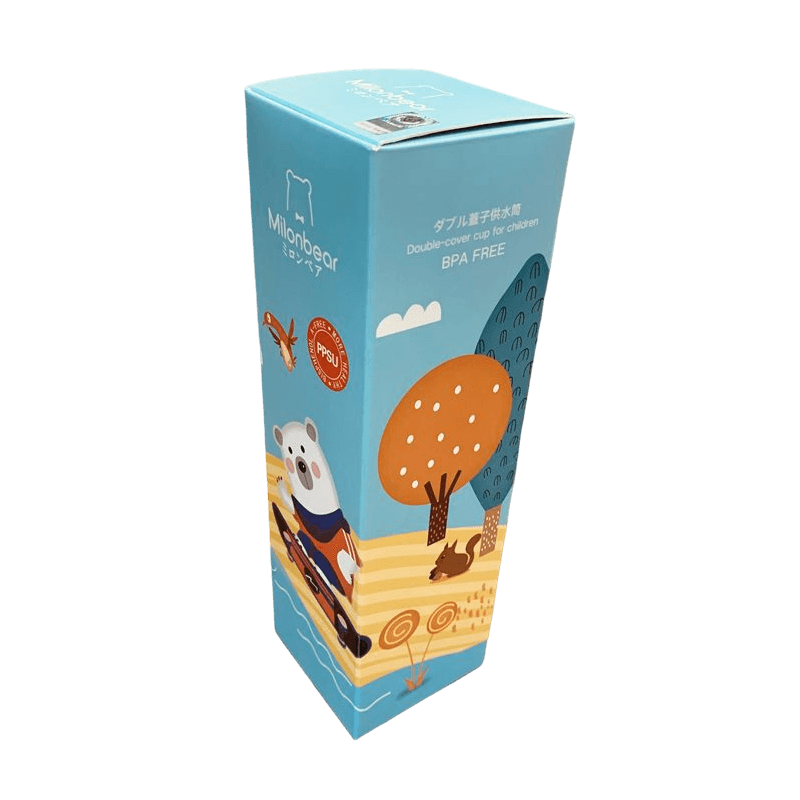 Op maat ontworpen etherische oliefles Papier Cosmetische verpakking Glazen beker Papieren dozen