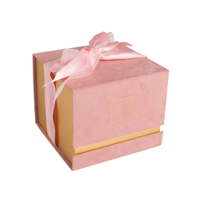 Luxe aangepaste geschenkdoos kaars kartonnen kaars geschenkdoos verpakking magnetische geschenkdozen met lint