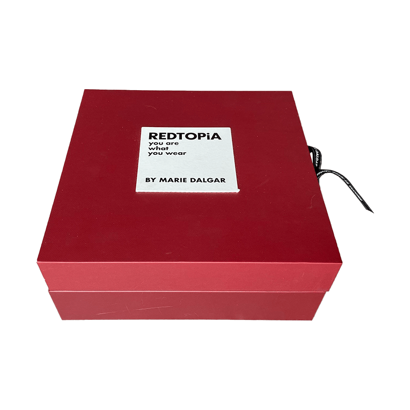 Op maat gemaakte luxe cosmetische geschenkdoos met inzetstukken Lippenstift geschenkdoos Geschenkdozen met lintsluiting
