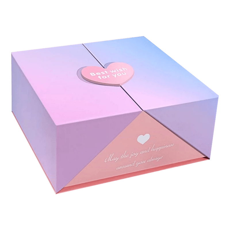 Groothandel Kerstcadeaudoos Aangepaste bruiloft Dubbele deuropening Cosmetische parfumverpakking Papieren doos